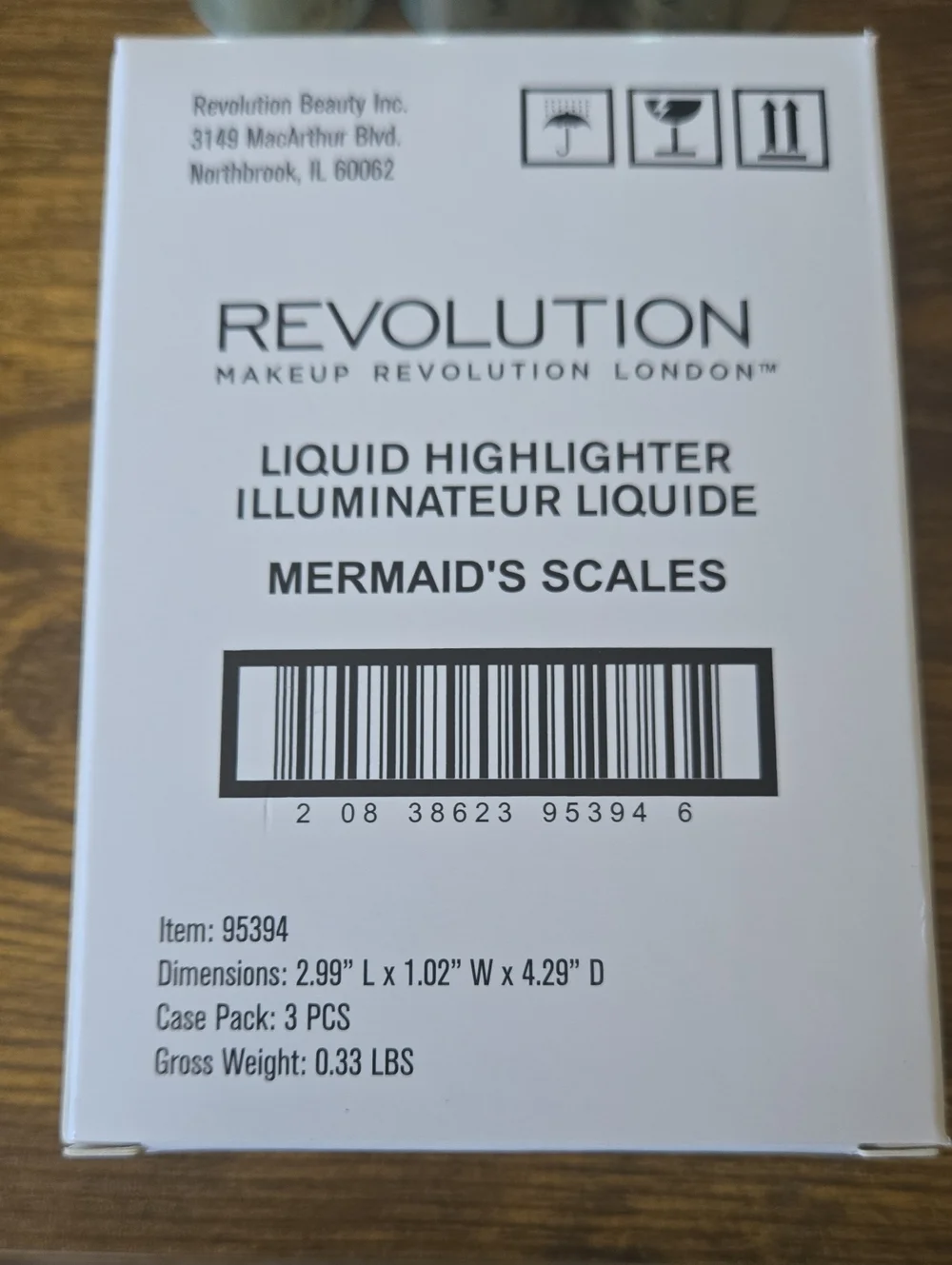 Set Of 3 Revolution Mermaid's Scales Liquid Highlighter